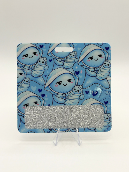 Blue Glove Baby Badge Buddy