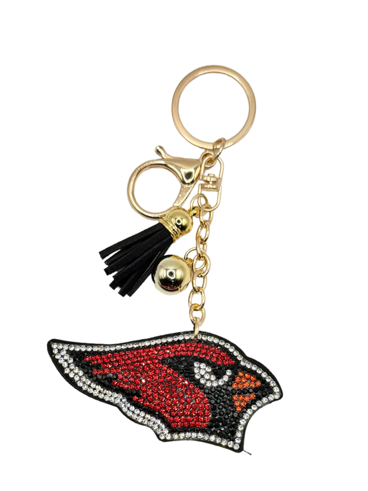 AC Rhinestone Keychain
