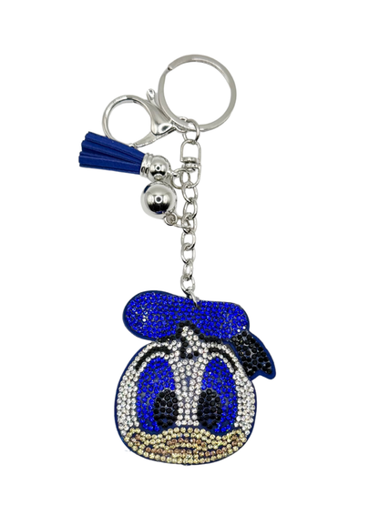 Duck Rhinestone Keychain