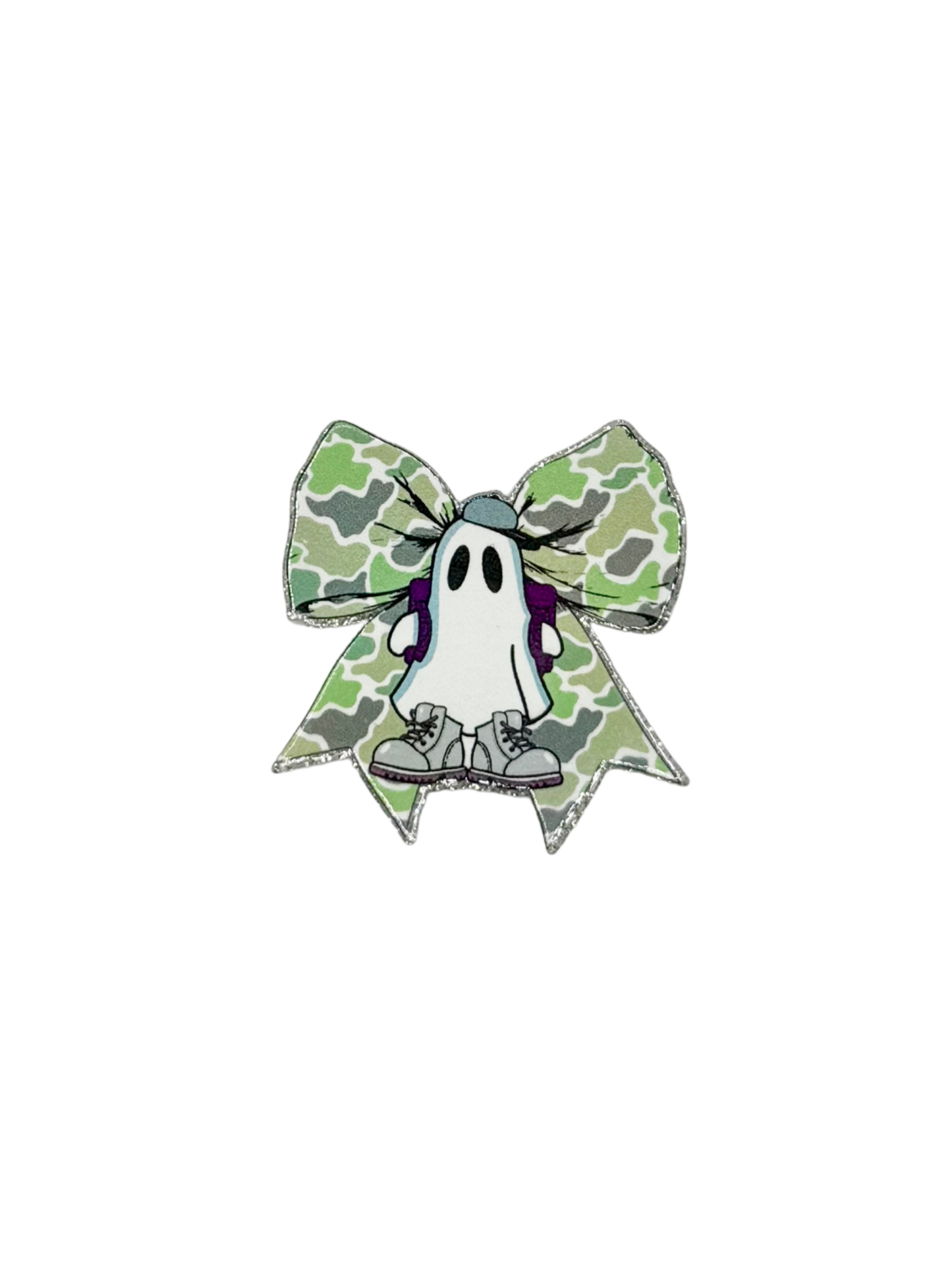 Camo Ghost Bow Acrylic