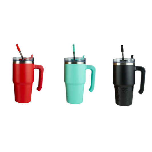 20 oz Stainless Steel Grippy Tumbler