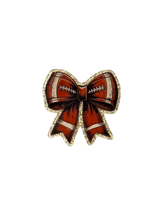 Football Bow Acrylic
