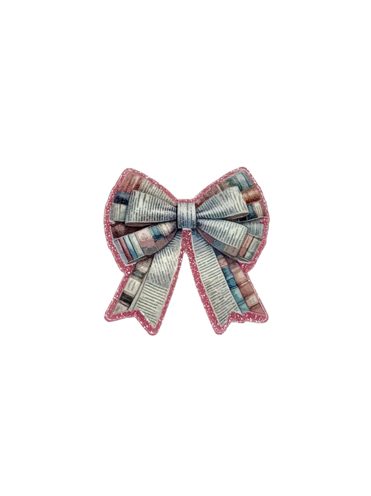 Book Bow Acrylic