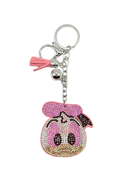 Duck Rhinestone Keychain