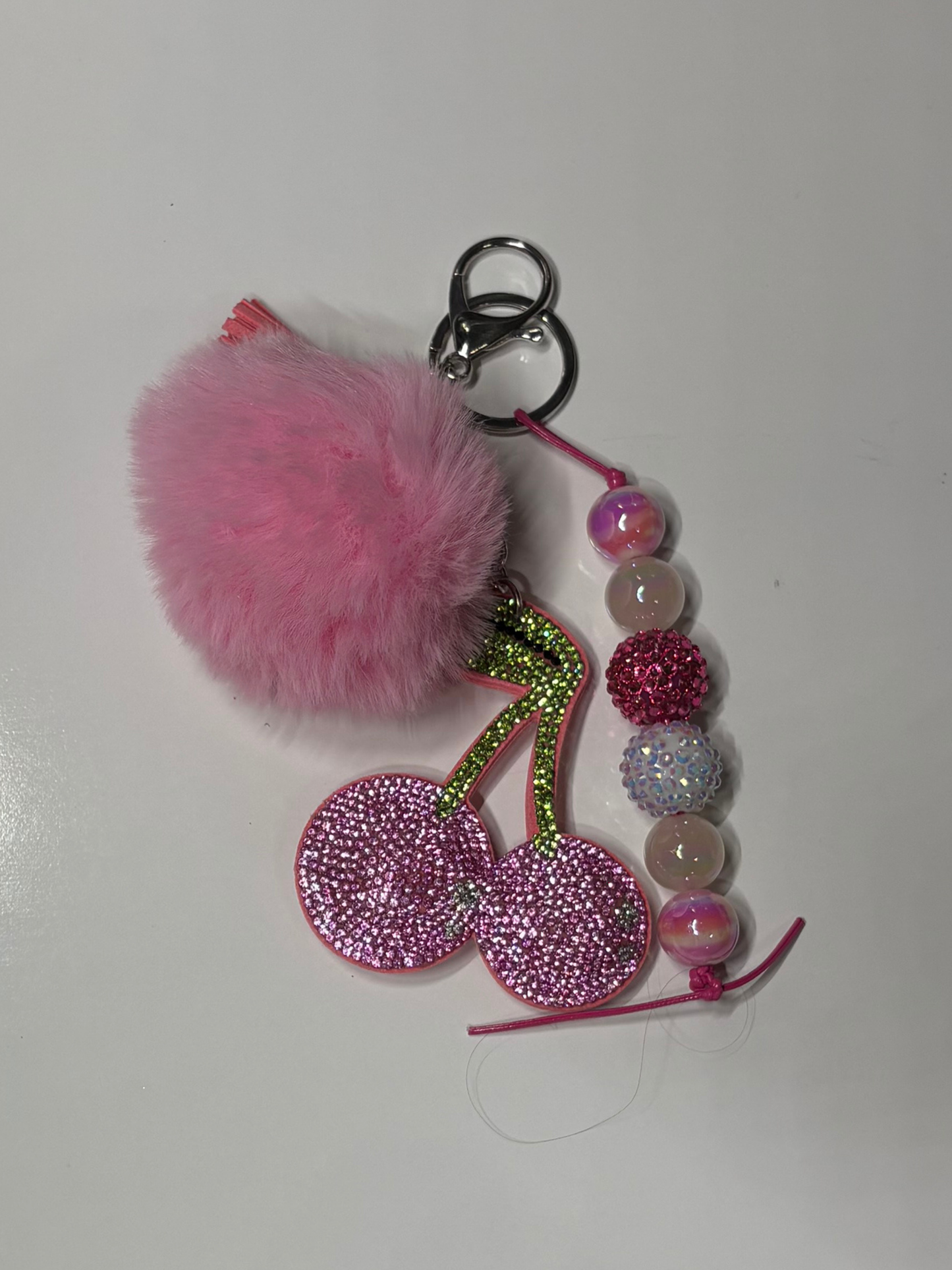 #3 Cherry Keychain