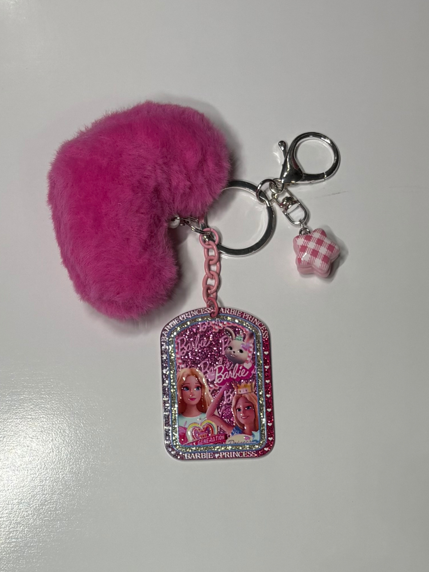 #1 Barbie Keychain