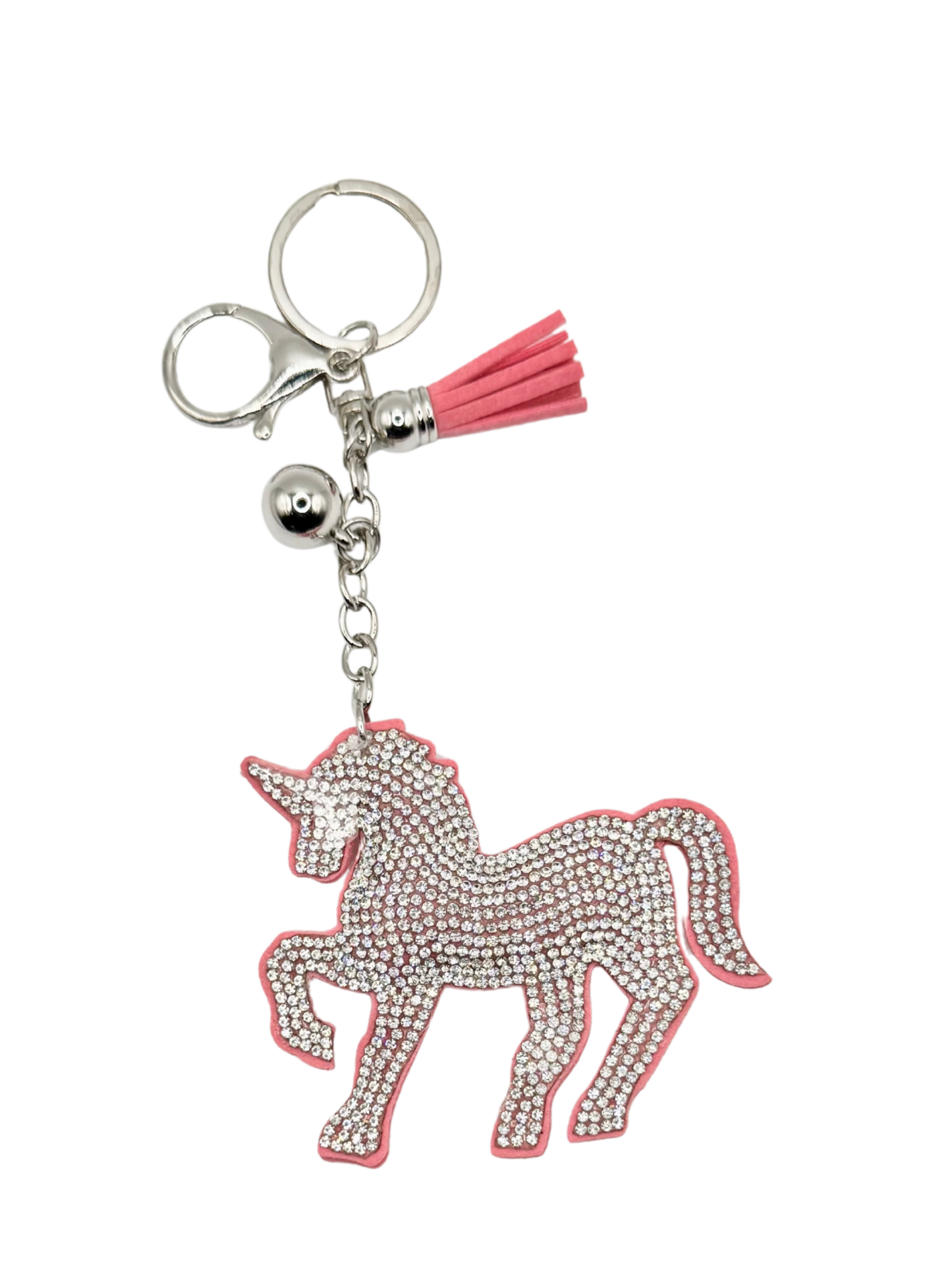 Unicorn Rhinestone Keychain