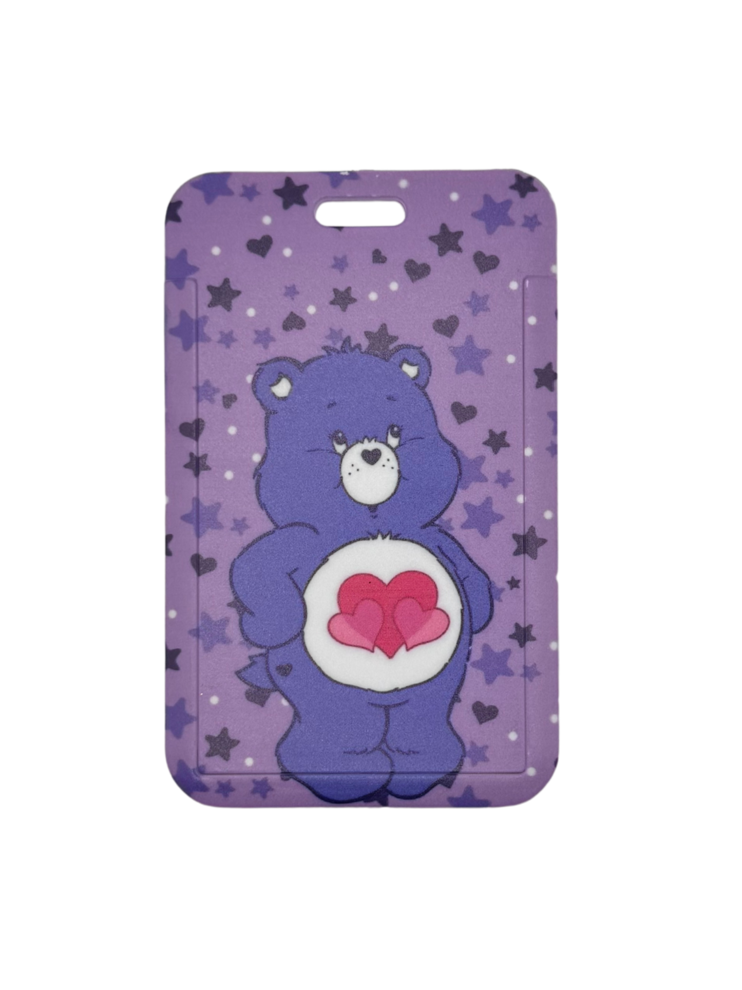 Purple Bear ID Holder