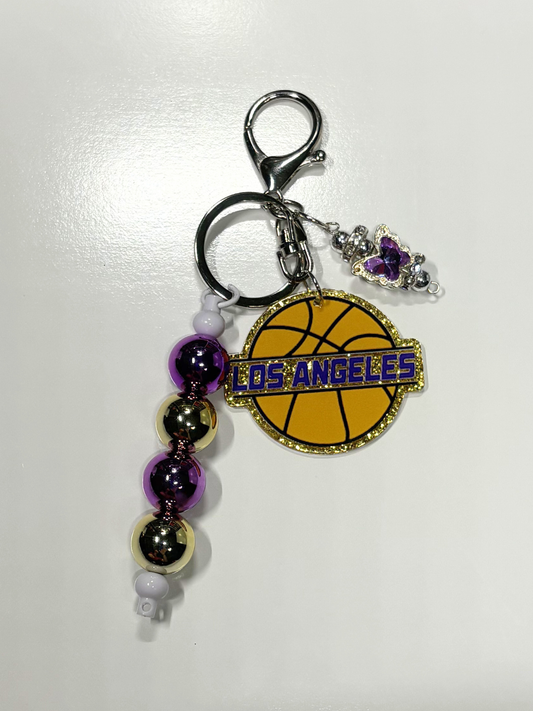 #2 Lakers Keychain