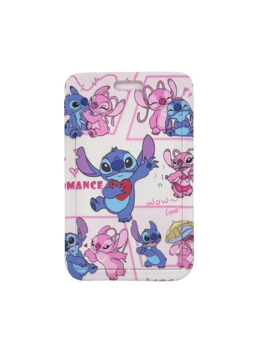 Pink & Blue Alien ID Holder