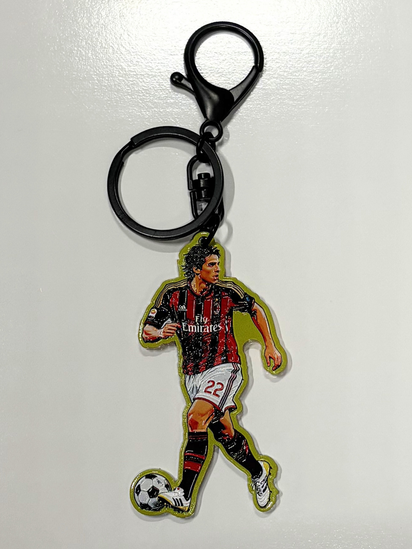 #3 Soccer Player 22 Keychain