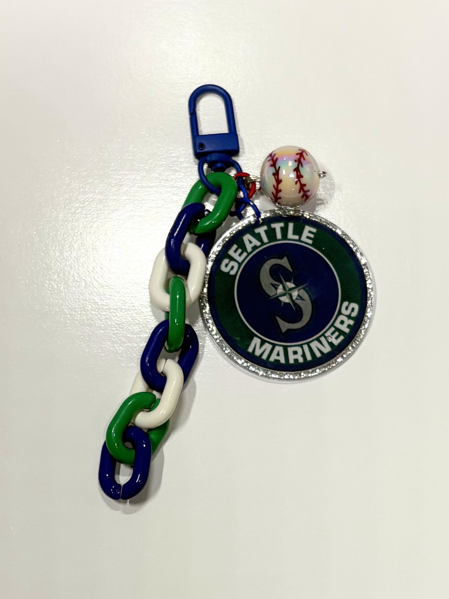 #13 SM Baseball Keychain