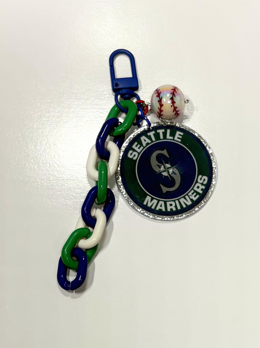 #13 SM Baseball Keychain