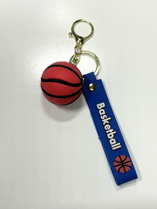 #3 Basketball Keychain