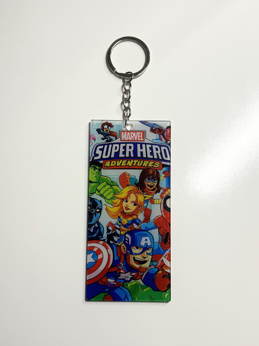 #1 Superhero Keychain