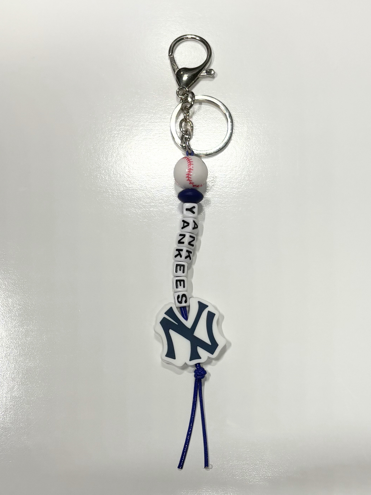 #7 NYY Baseball Keychain