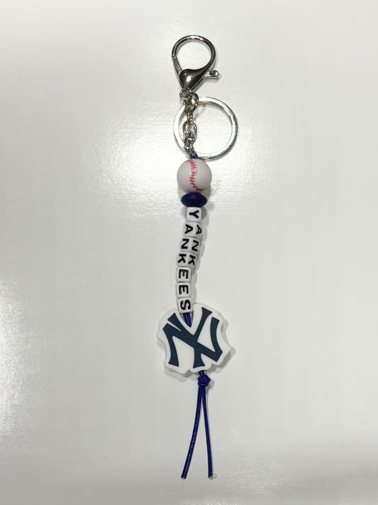 #7 NYY Baseball Keychain