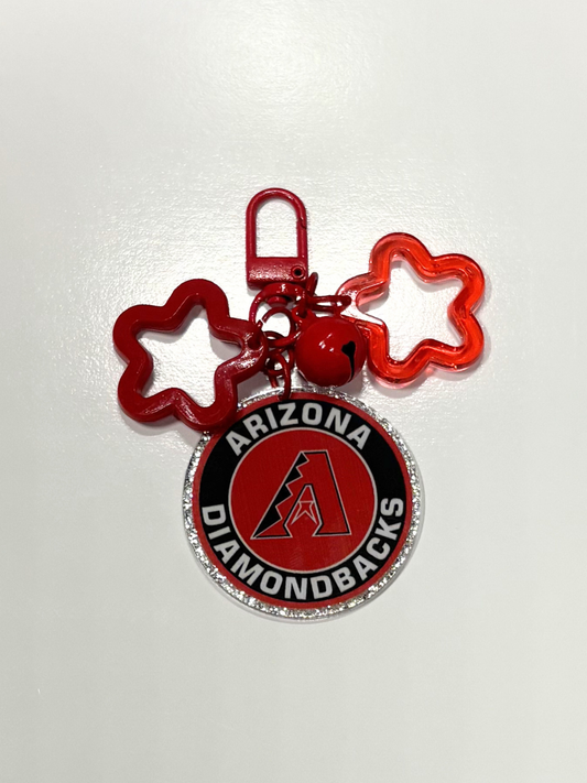 #12 AZD Baseball Keychain