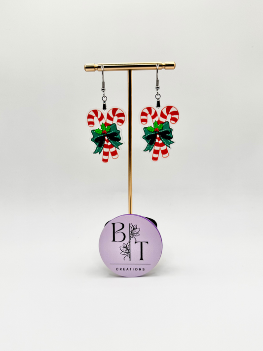 Candy Cane Earrings