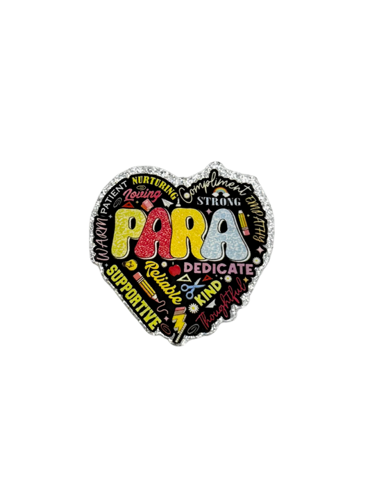 Para Heart Acrylic