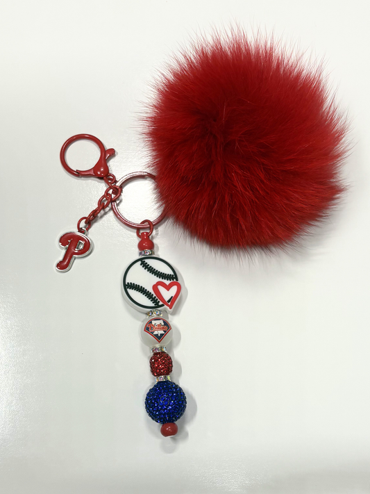 #22 Philly Baseball Keychain