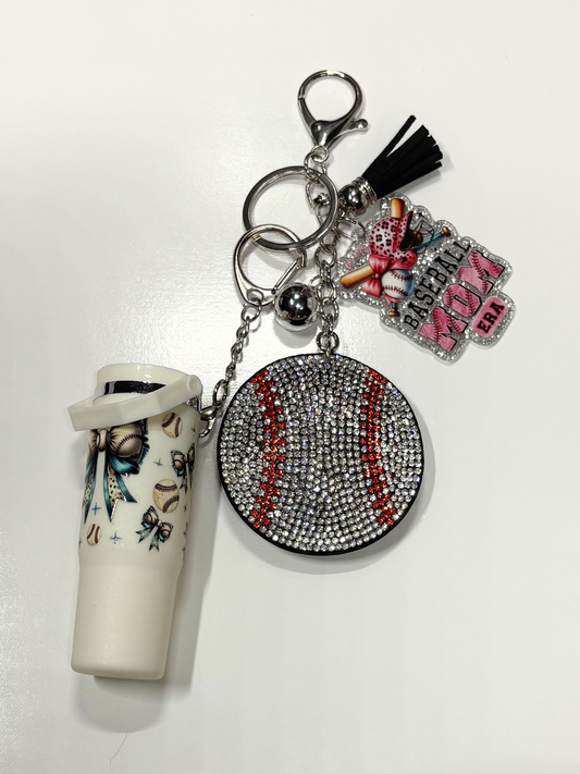 #26 Baseball Mom Era Keychain