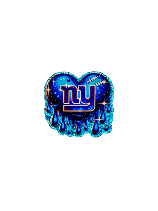 NYG Heart Acrylic