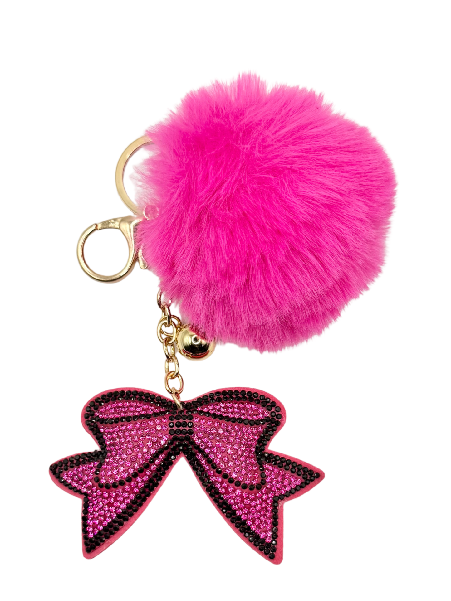 Bow Rhinestone Keychain