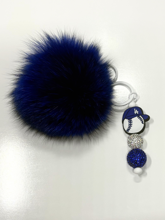 #21 LAD Baseball Keychain