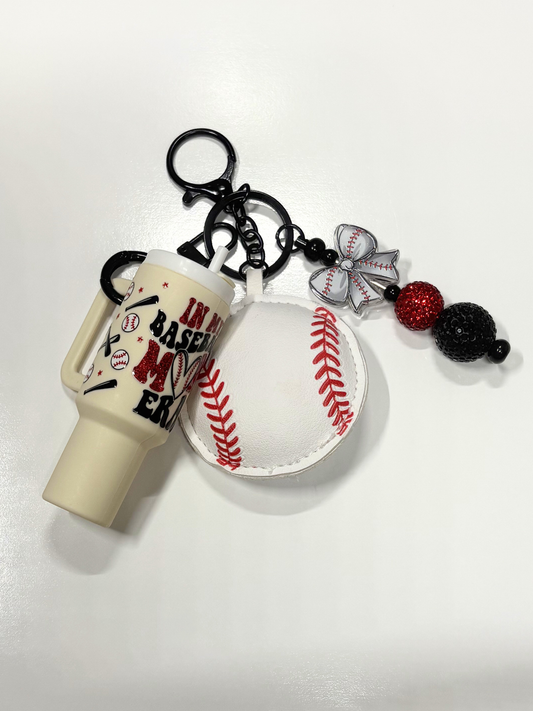 #28 In My Baseball Mom Era Keychain