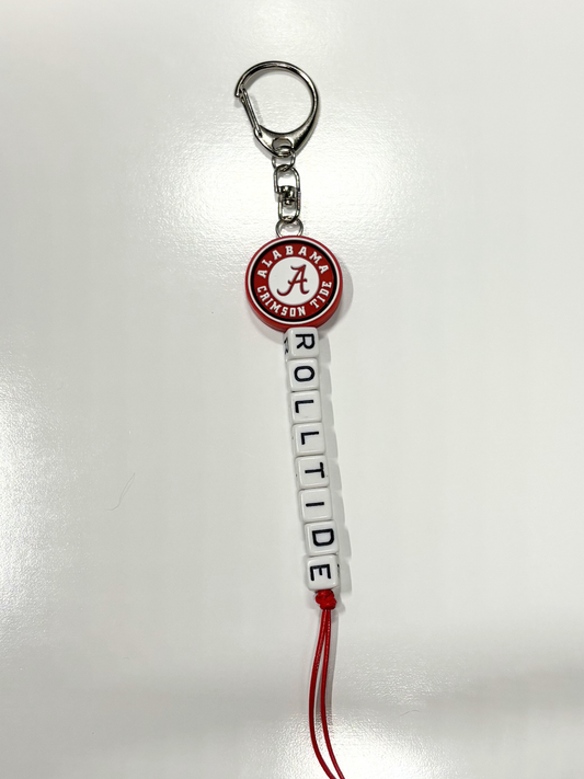 #1 AL College Keychain