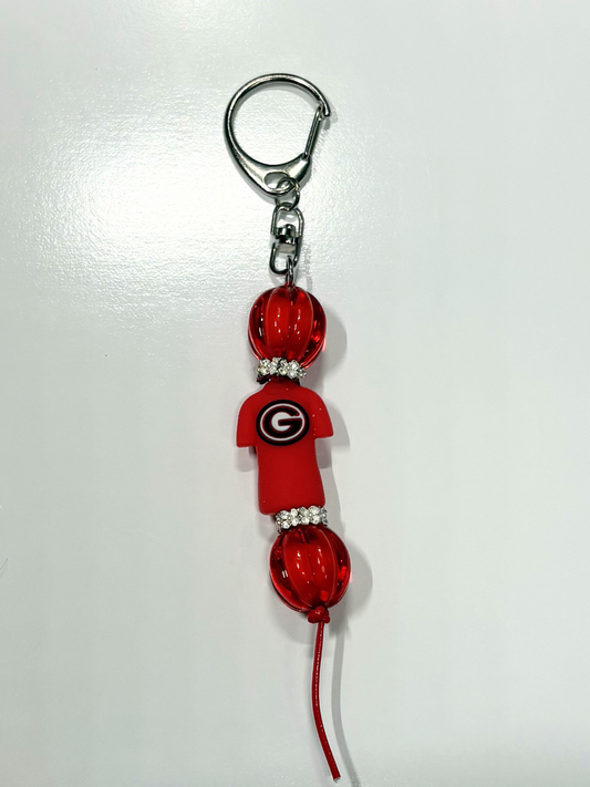 #3 GA College Keychain
