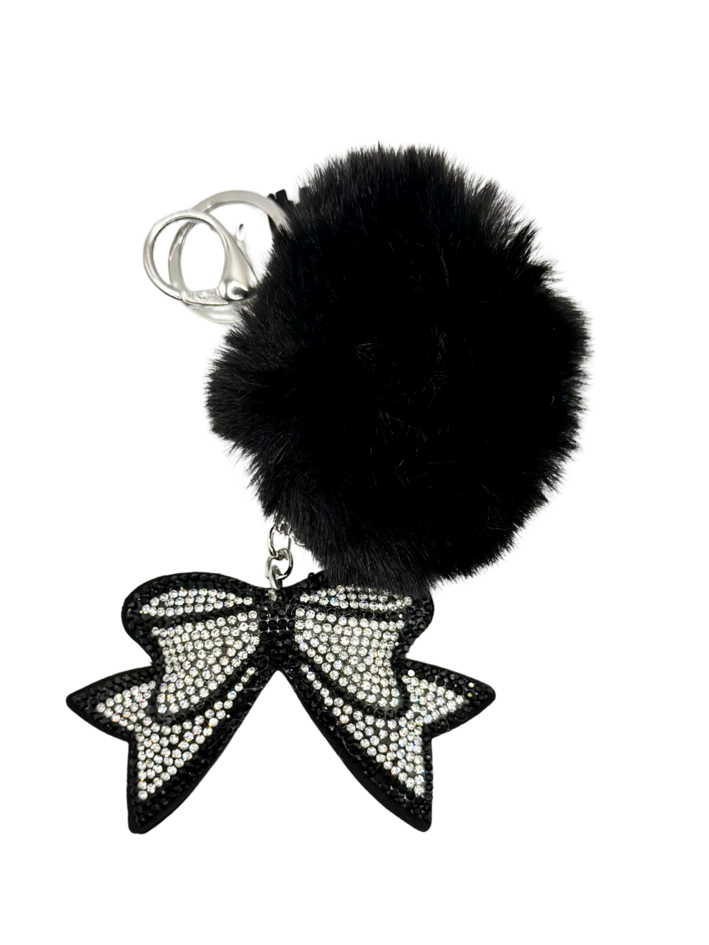 Bow Rhinestone Keychain
