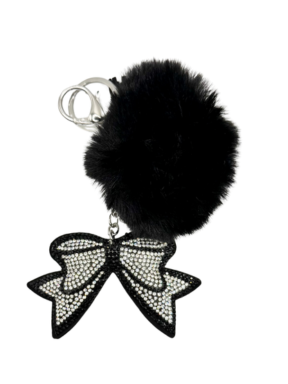 Bow Rhinestone Keychain