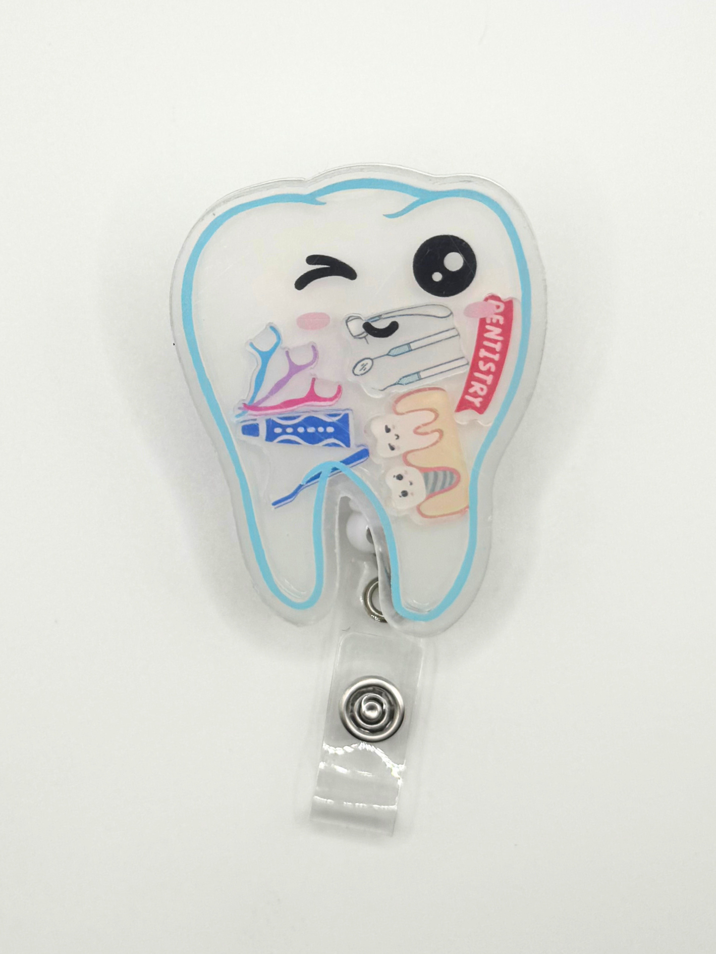 Tooth Shaker Badge Reel