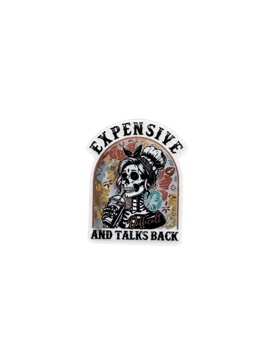 Expensive & Talks Back Acrylic