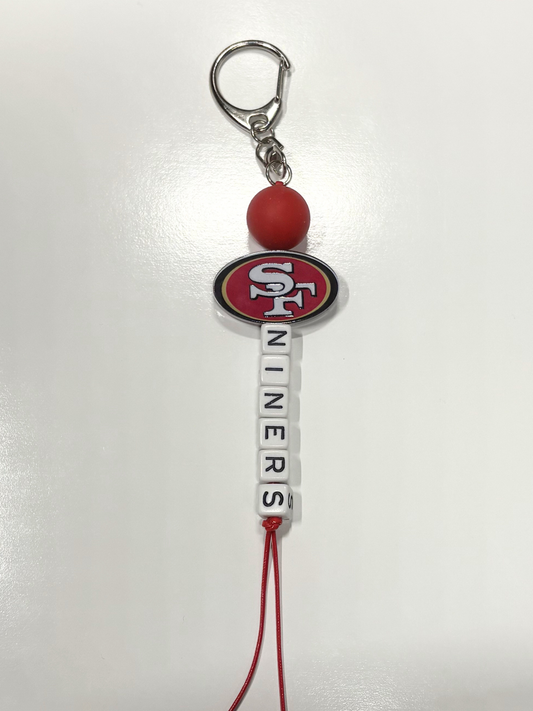#3 SF Football Keychain
