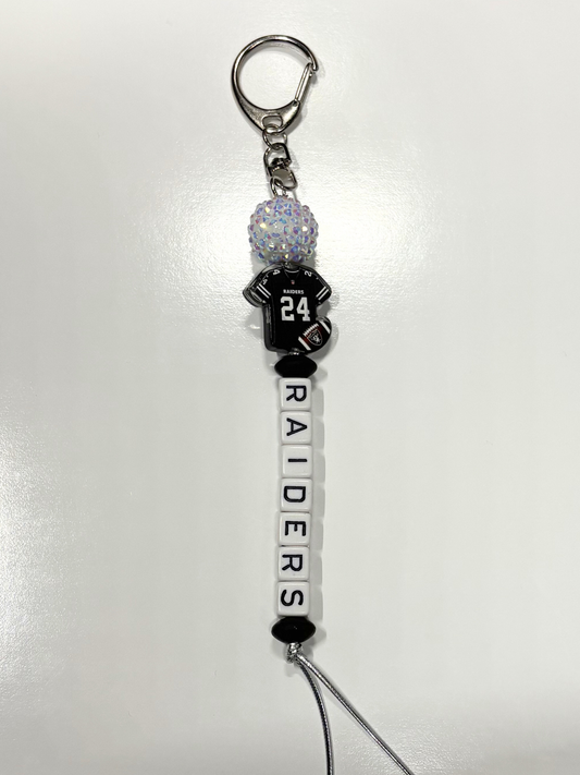 #6 LVR Football Keychain