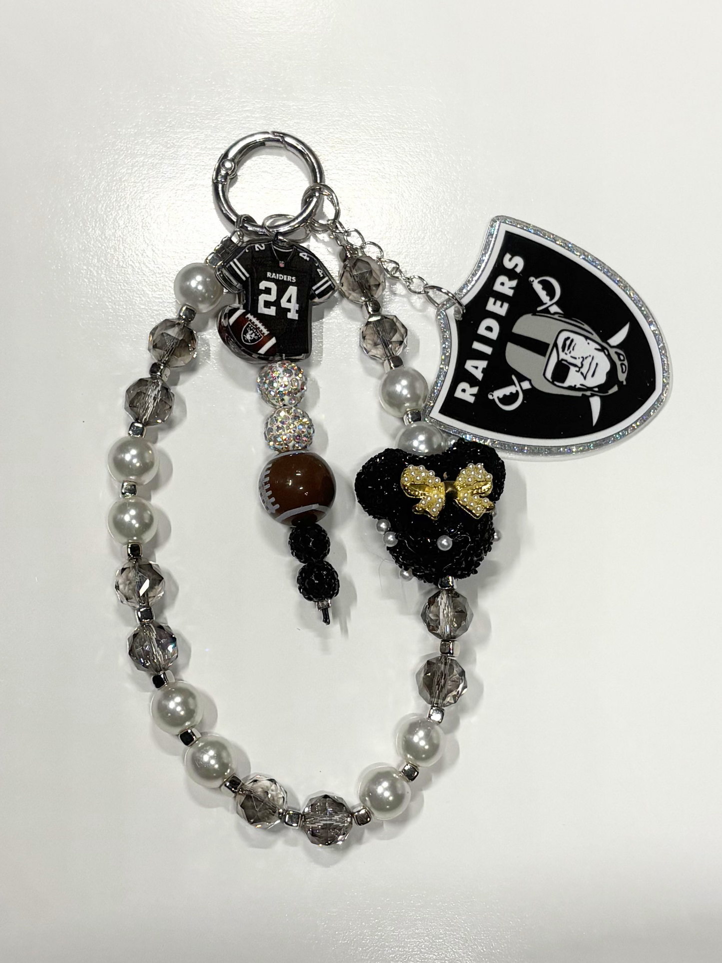 #32 LVR Football Keychain