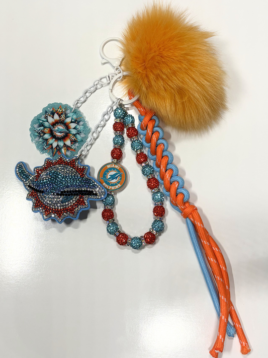 #30 MD Football Keychain