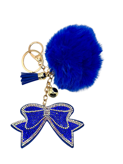Bow Rhinestone Keychain