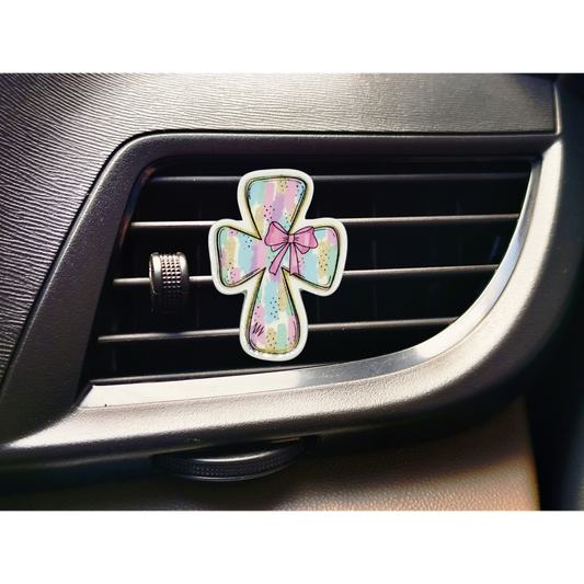 Cross Car Vent Clip