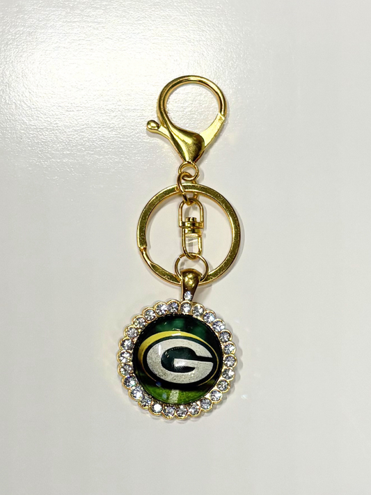 #14 GBP Football Keychain