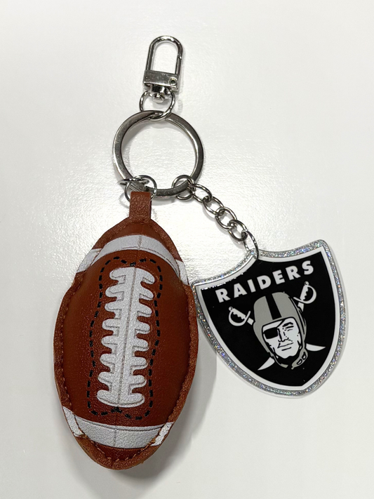 #18 LVR Football Keychain