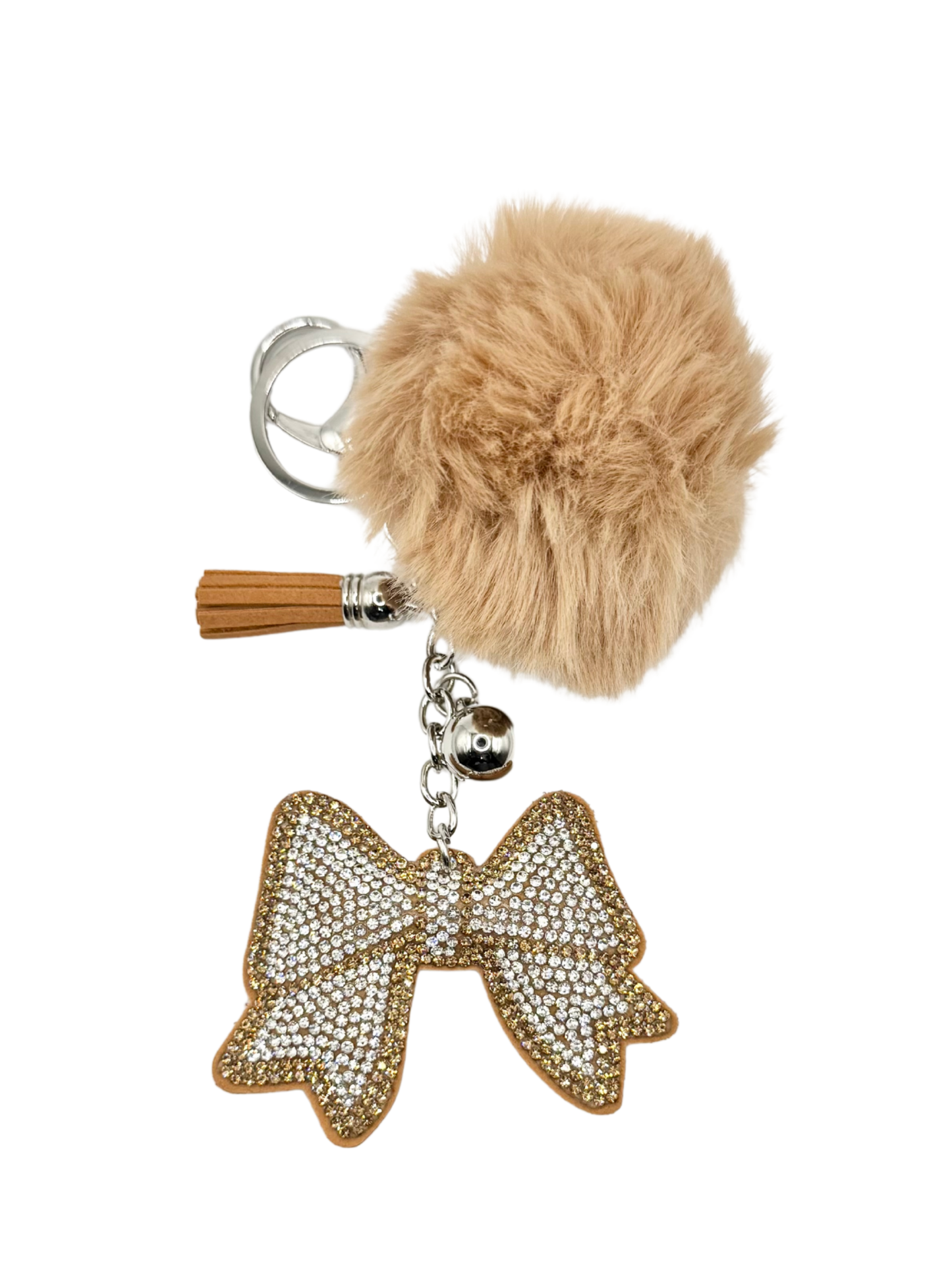 Bow Rhinestone Keychain