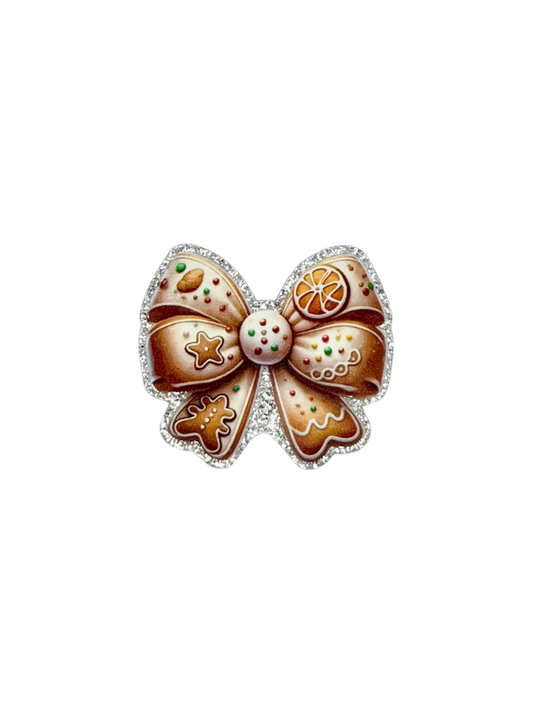 Gingerbread Bow Acrylic