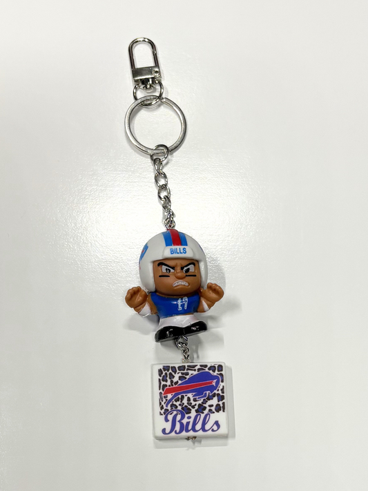 #21 BB Football Keychain