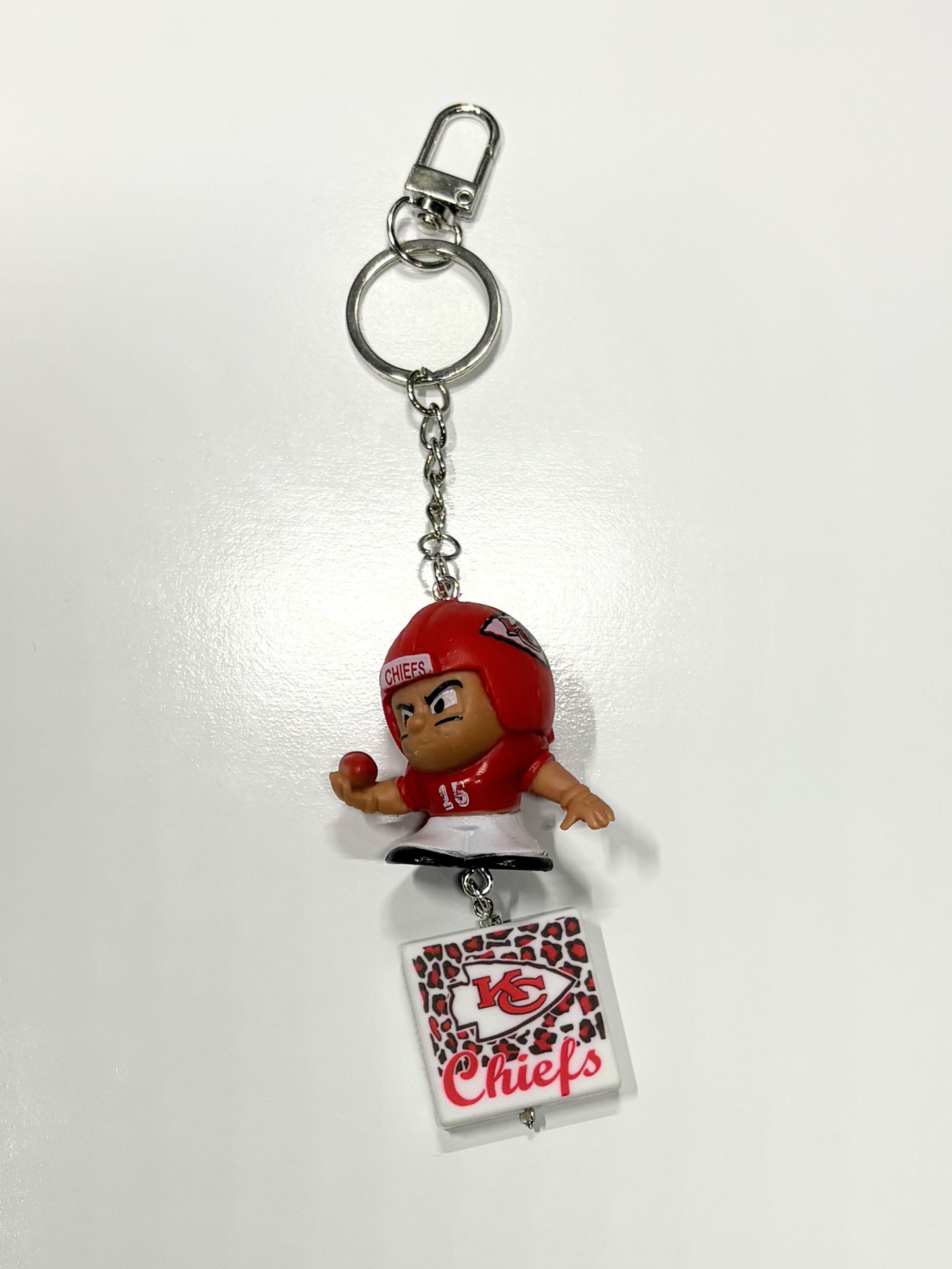 #22 KCC Football Keychain