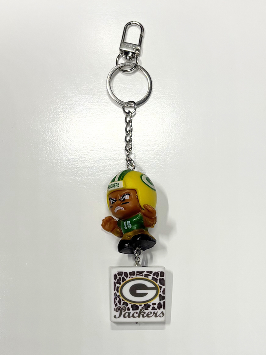 #23 GBP Football Keychain