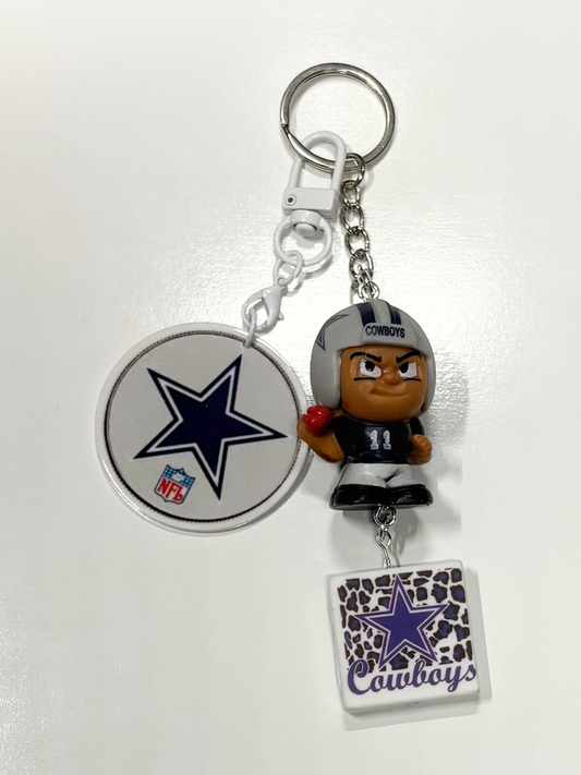 #20 DC Football Keychain